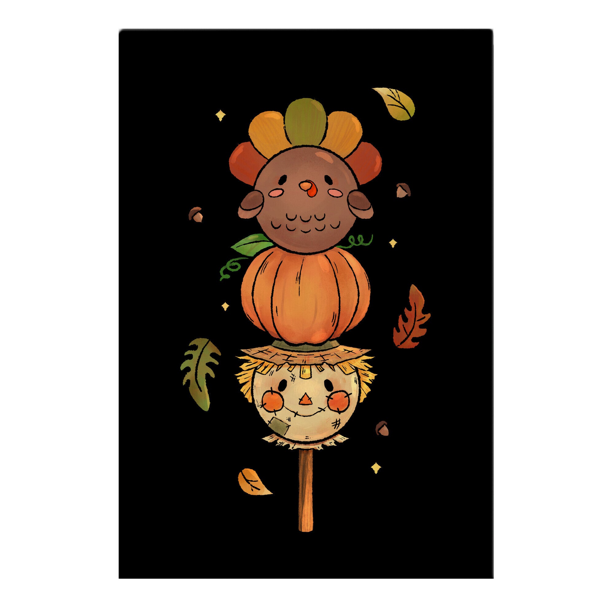 Thanksgiving Dango Garden Flag
